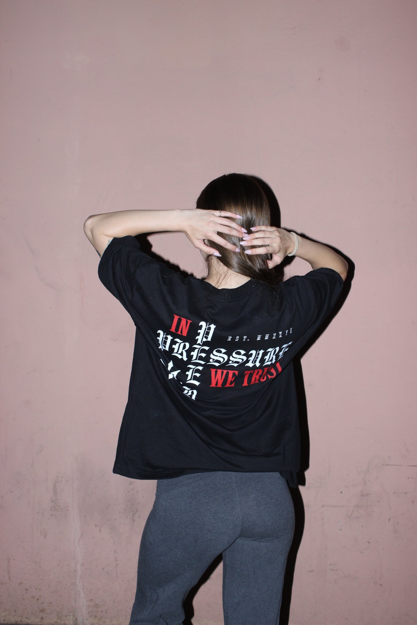 IN PRESSURE WE TRUST TEE